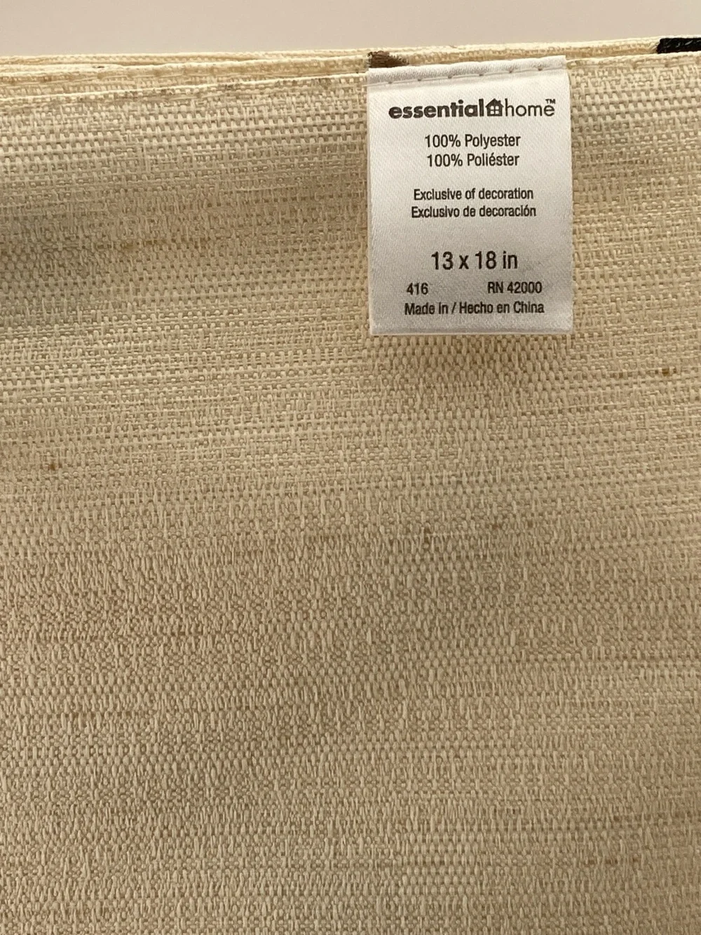 8 Embroirdered Placemants Black Grey Cream 13